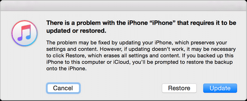 Restore iPhone With iTunes Using Recovery Mode